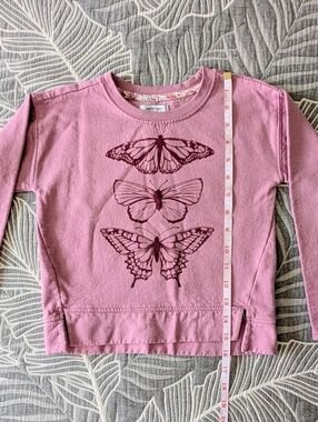Haute Hippie Girls Butterfly Print Sweater